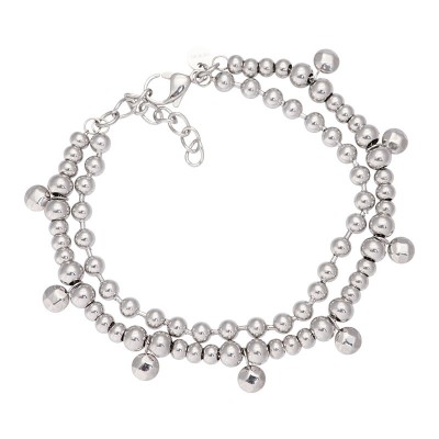IXXXI Dazzling Circles Enkelband Zilver
