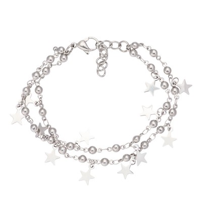 IXXXI Dazzling Stars Enkelband Zilver