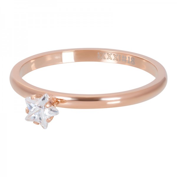 iXXXi Triangle Crystal Stone Rose 2mm