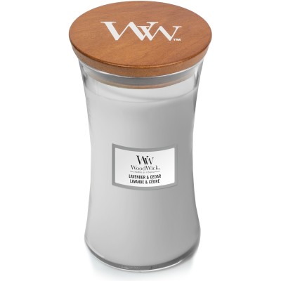 Woodwick Lavender & Cedar Large Candle