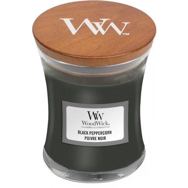 Woodwick Black Peppercorn Candle Mini