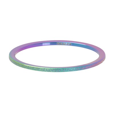 iXXXi sandblasted ring 1mm Rainbow