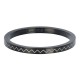 iXXXi ring Heartbeat Zwart 2mm