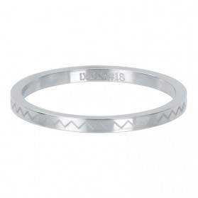 iXXXi ring Heartbeat Zilver 2mm