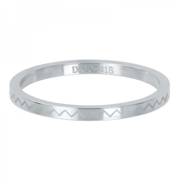 iXXXi ring Heartbeat Zilver 2mm