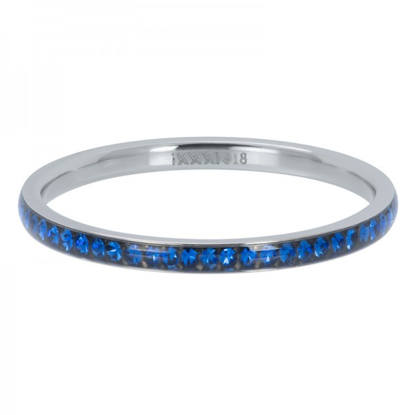 iXXXi Zirconia ring 2mm Capri Blue