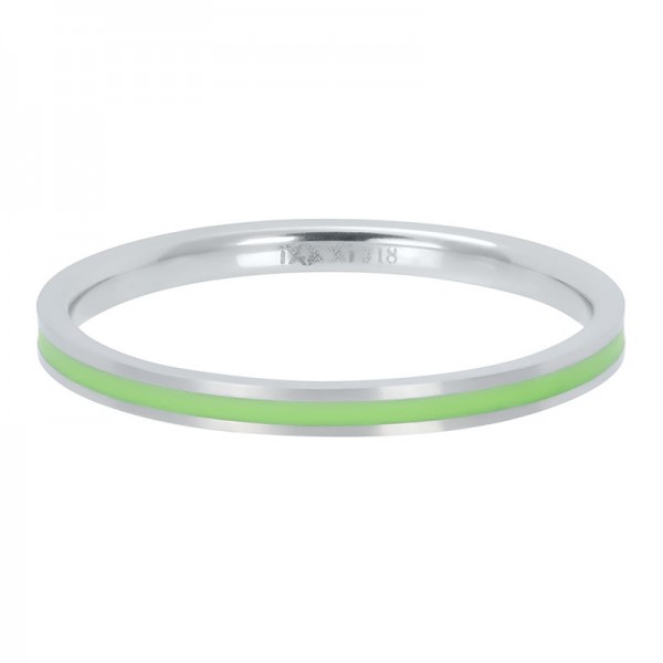 iXXXi ring Line Green 2mm