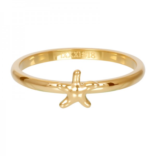 iXXXi Symbol Sea Star Goud 2mm