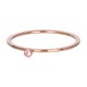 iXXXi ring Pink 1 Stone Crystal 1mm rose