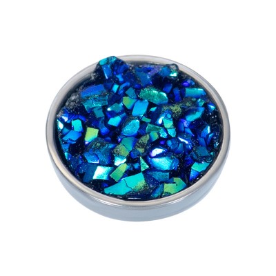 iXXXi Top Part Drusy Capri Blue Zilver