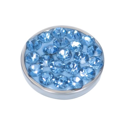 iXXXi Top Part Light Saphire Stone Zilver