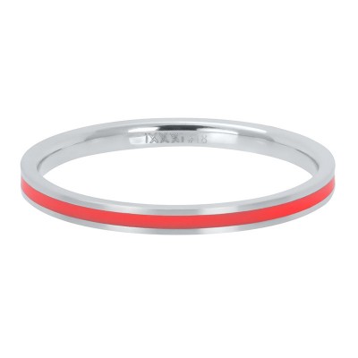 iXXXi ring Line Red 2mm