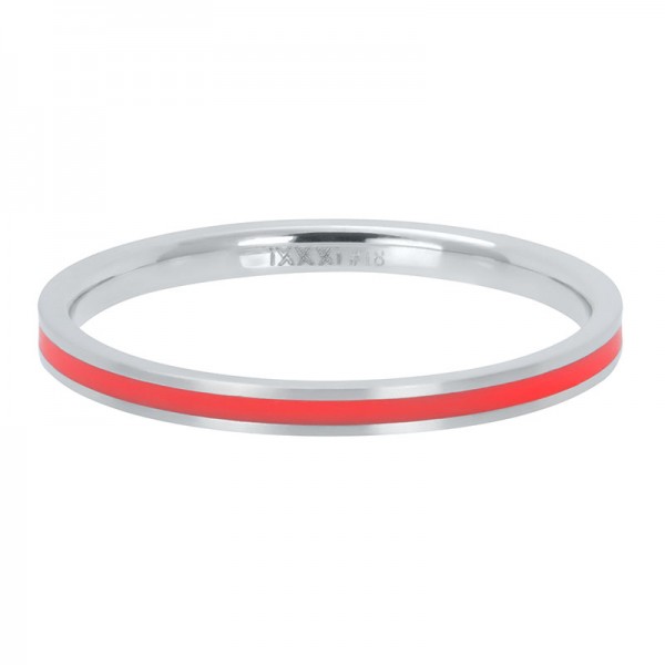 iXXXi ring Line Red 2mm