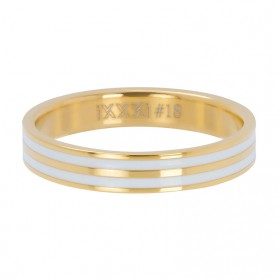 iXXXi Double Line White Goud 4mm