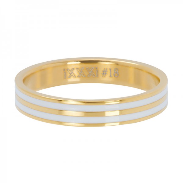 iXXXi Double Line White Goud 4mm