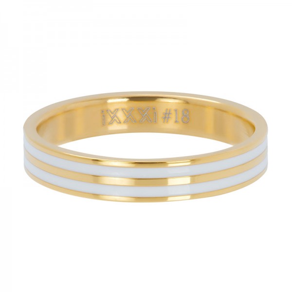 iXXXi Double Line White Goud 4mm