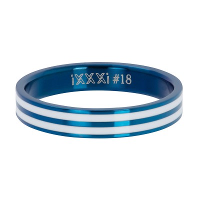 iXXXi Double Line White Blauw 4mm