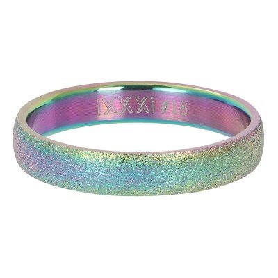 iXXXi Sandblasted ring 4 mm Rainbow