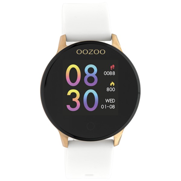 OOZOO Smartwatch wit/rose 43mm Q00111