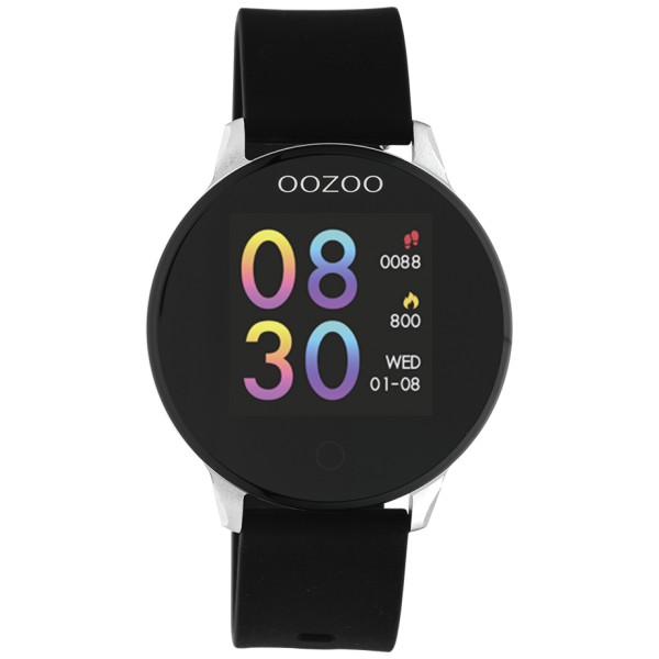 OOZOO Smartwatch zwartzilver 43mm Q00113