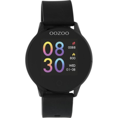 OOZOO Smartwatch zwart/zwart 43mm Q00115