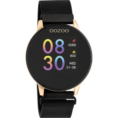 OOZOO Smartwatch Zwart/Rose 43mm Q00118