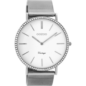 OOZOO Vintage horloge Zilver 40mm C8890