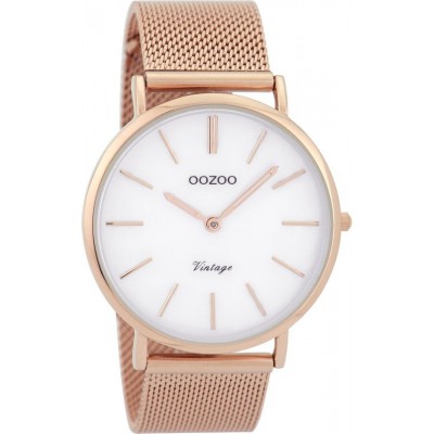 OOZOO Vintage horloge Rose 40mm C9364