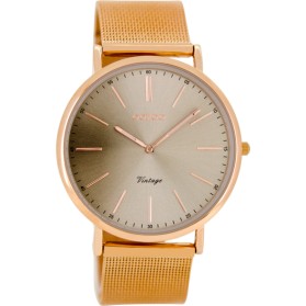 OOZOO Vintage horloge Rose / Grijs 40mm C8160