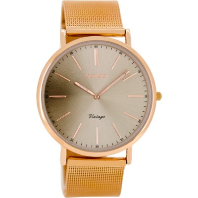 OOZOO Vintage horloge Rose / Grijs