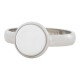 iXXXi Ring White Stone Zilver 4302-3